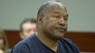 LAS VEGAS, NV - MAY 16:  O.J. Simpson listens to audio recording played during an evidentiary hearing for O.J. Simpson in Clark County District Court in Clark County District Court May 16, 2013 in Las Vegas, Nevada. Simpson, who is currently serving a nine to 33-year sentence in state prison as a result of his October 2008 conviction for armed robbery and kidnapping charges, is using a writ of habeas corpus to seek a new trial, claiming he had such bad representation that his conviction should be reversed. (Photo by Julie Jacobson-Pool/Getty Images/TNS)