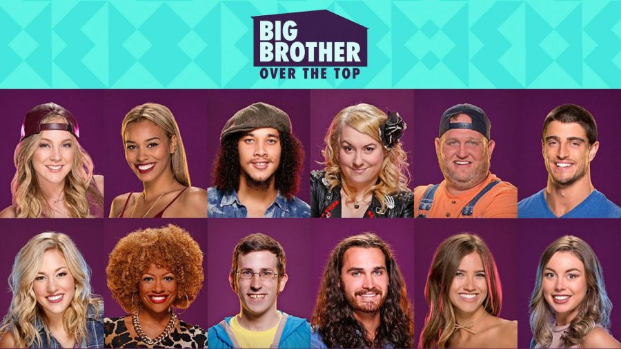 Big Brother: Over the Top Promotional Poster with cast.