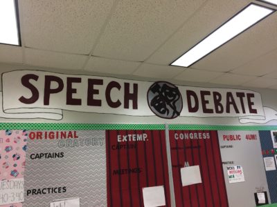 Speech and debate program undergoes changes