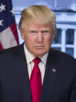 Official portrait of the new 45th President of the United States, Donald J. Trump. (Photo Courtesy of The White House)