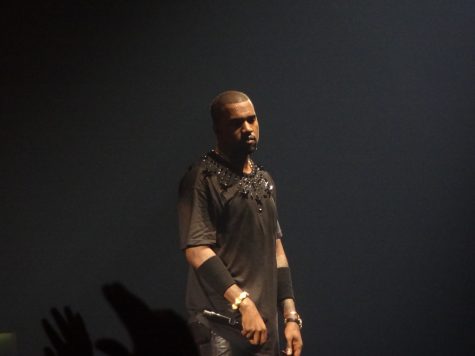 Rapper Kanye West perfroms on stage. Courtesy of Pieter-Jannick Dijkstra
