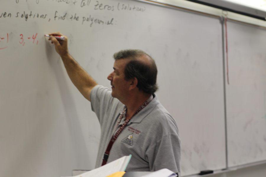 Jim Gard teaching his class