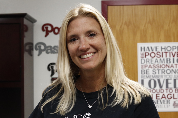 Marjory Stoneman Douglas High School Principal Michelle Kefford will be honored for her BCPS Hall of Fame Award on Friday, Oct. 11. Portrait by Sam Grizelj