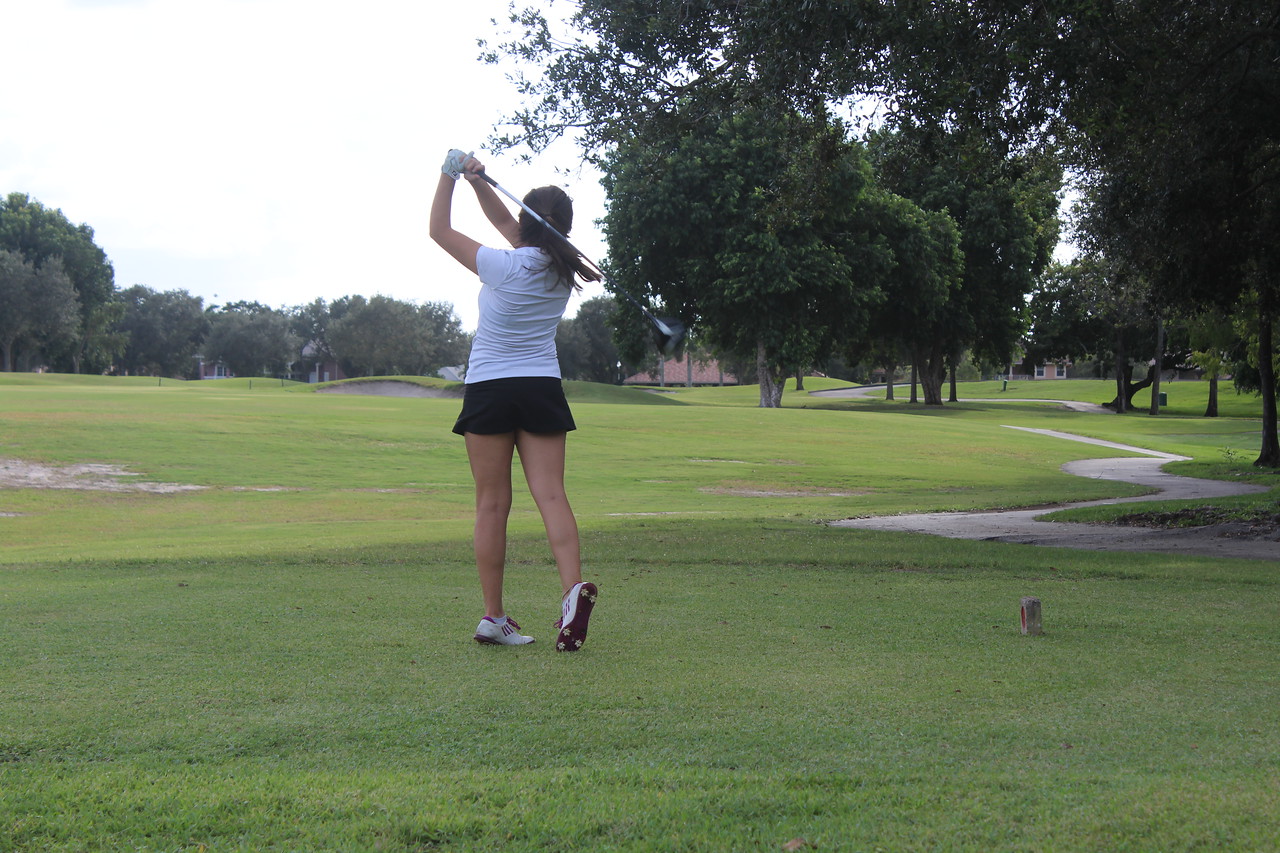 October’s Athlete of the Month: Golf Player Lindsey Salomone. Photo Courtesy of Ryen Kowalczyk and Nicole Suarez.