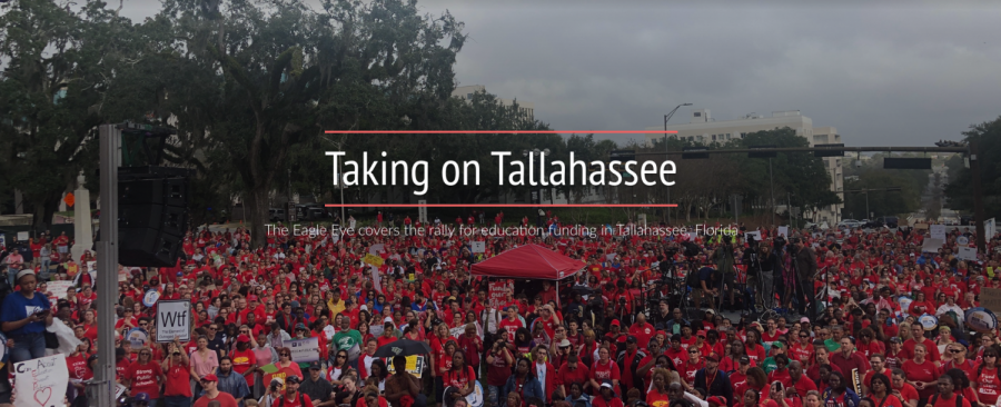 Taking on Tallahassee: Teachers rally in state capitol to demand funding for public education