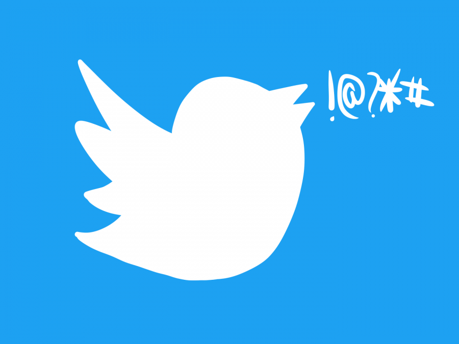 Twitter+generates+loud%2C+graphic+and+public+outrage.+Graphic+by+Leah+Ronkin