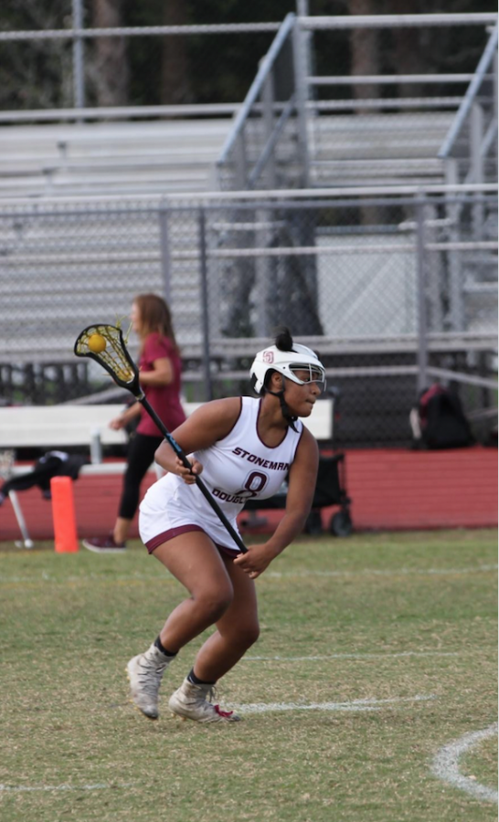 Senior Chantal Jimenez is pictured playing for MSD at one of her games. Photo courtesy Chantal Jimenez