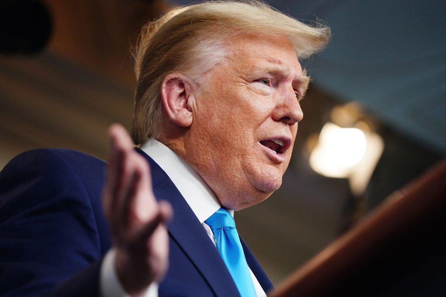President Donald Trump has floated the possibility of reopening parts of the economy by May 1. Public health experts have warned that may not be realistic. [ABACA PRESS/ TNS]