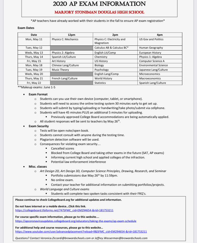 College Board releases AP digital testing details for 2020–2021