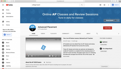 The official YouTube channel of Advanced Placement offering students video reviews for any AP class. 