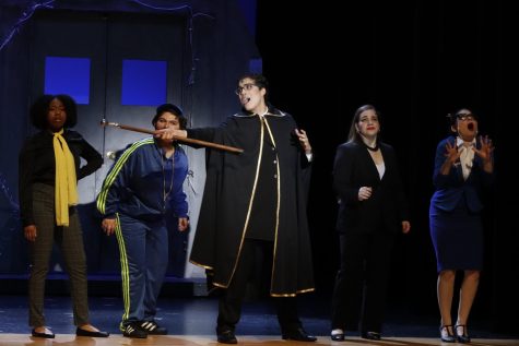 MSD sophomore David Prengler received the Supporting Actor in a Musical Cappies Award for his role as the Headmaster in "Imaginary: A New Musical." Photo by Sam Grizelj