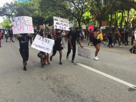 On May 31, 2020, a protest took place in Ft. Lauderdale, Florida in honor of George Floyd, a victim of police brutality. Photo By Anna Bayuk