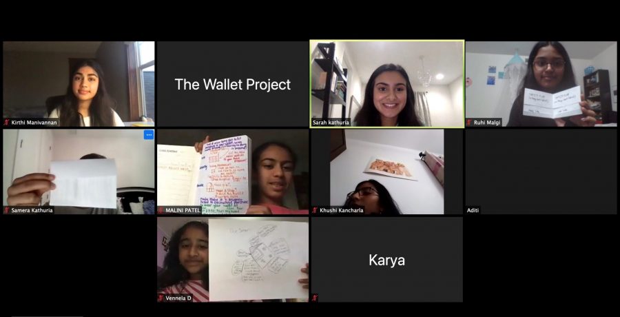 Junior Sarah Kathuria is the co-founder for The Wallet Project, an organization created to teach middle school-aged girls about the business world. Photo courtesy of Sarah Kathuria