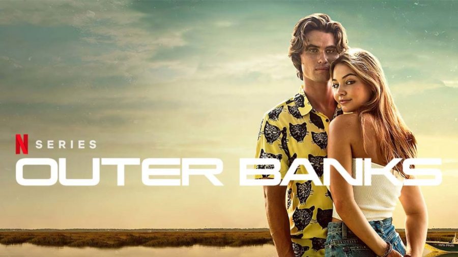 Characters+John+B.+and+Sarah+Cameron+are+resurrected+in+season+two+of+Netflixs+Outer+Banks.+The+new+season+premiered+on+July+30.+Photo+courtesy+of+Netflix