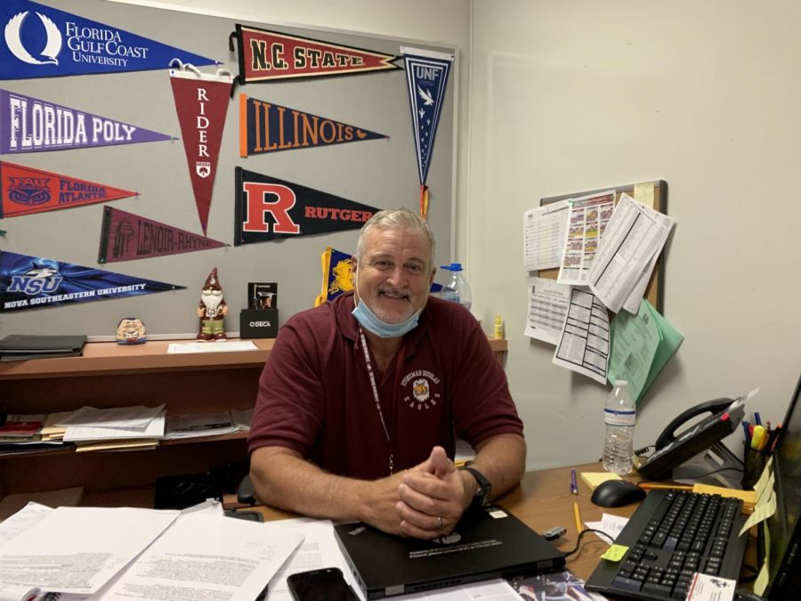 New B.R.A.C.E. advisor Randy Congdon has worked in the education industry for several decades. This school year is the first time he has ever worked in a high school after transitioning from a college environment.