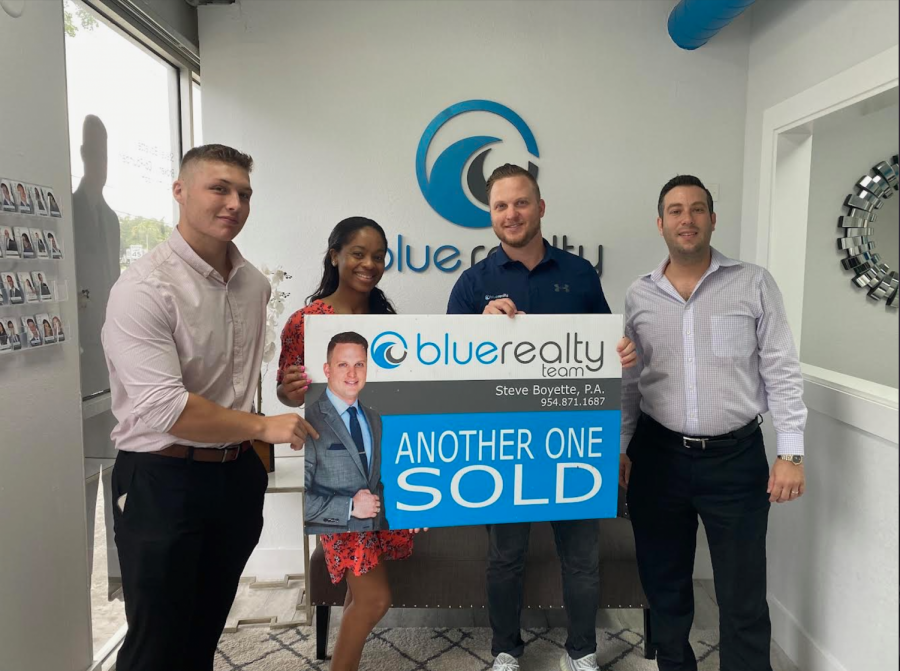 Sean McHenry at his BlueRealty office.