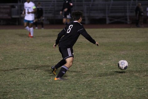 MSD midfielder Robbie Alhadeff (8) settles the ball before making a pass. Alhadeff assisted in a goal for the Eagles 2-0 victory over Coral Glades.