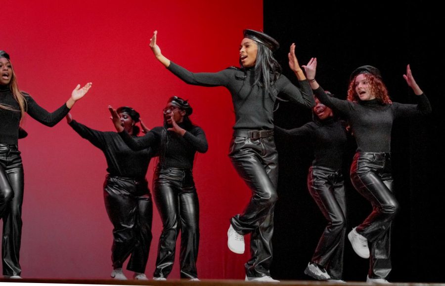 The Ladies of Destiny step team puts on an amazing performance towards the end of the show.