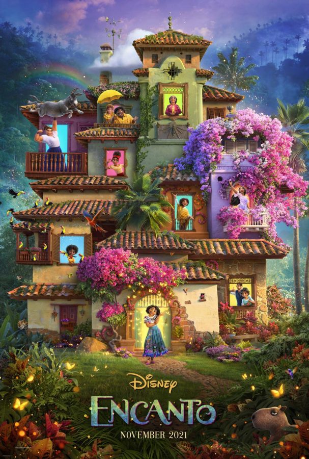 Official movie poster for Encanto from Disney+. Disney+ released Encanto on Nov. 24, 2021. 