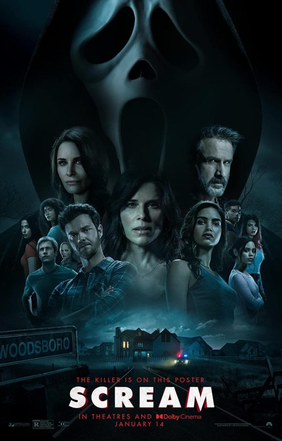 Official Scream 5 movie poster. This movie is shown in theaters starting Jan. 14.