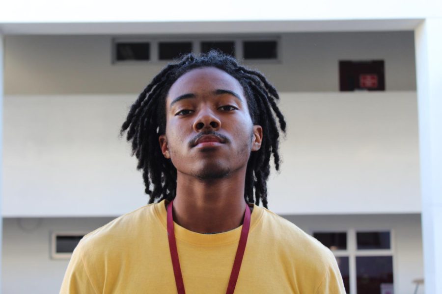 Junior Matthew Mckie serves as assistant officer of the Black Student Union. He carries out duties pertaining to the club and plays a role in making a change within the community.