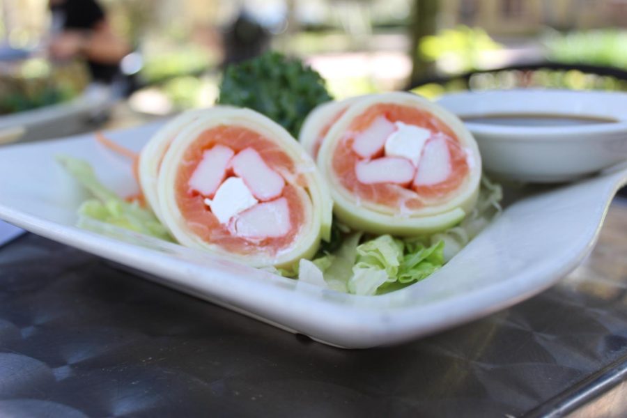 The K.C. roll at Bluefin is packed with flavor and is a healthy alternative to the traditional sushi roll.