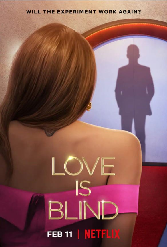 Netflix original, Love is Blind season 2 released February 11th, 2022. It is available exclusively on Netflix.