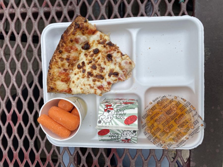 An example of ordinary lunch served daily at MSD for students.