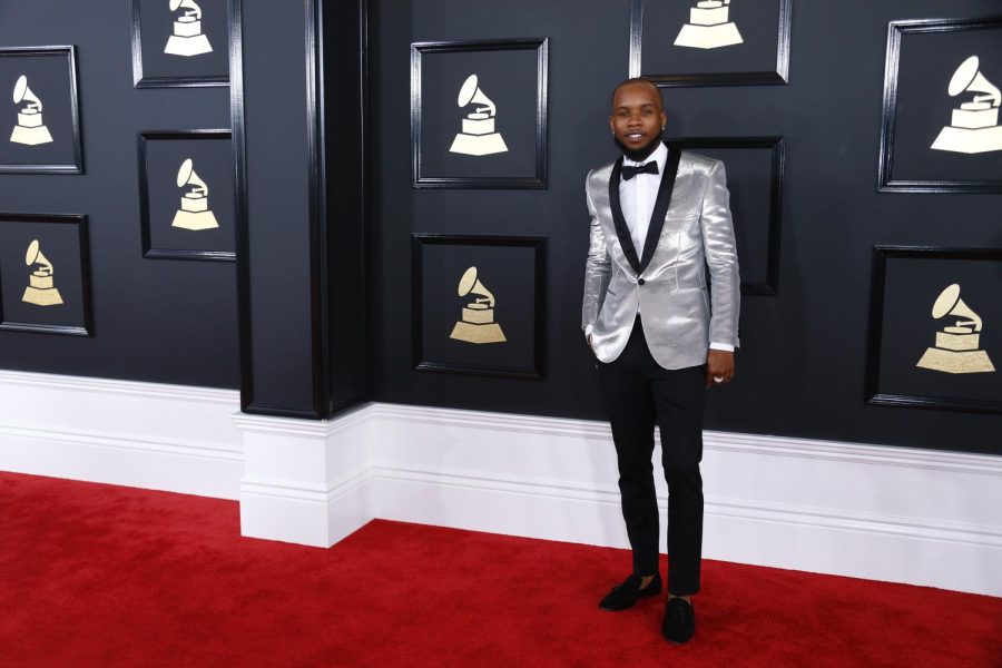 Tory Lanez during the arrivals at the 59th Annual Grammy Awards at Staples Center in Los Angeles on Sunday, Feb. 12, 2017. (Marcus Yam/Los Angeles Times/TNS)