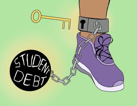 Many students feel burdened by student debt.
