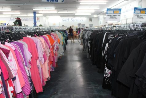 Thrift stores display a wide variety of garments and accessories for customers to choose from, offering items that are not only unique, but have history derived from their past owners.
