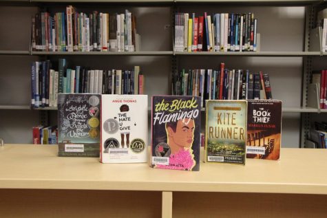 The MSD library offers a variety of diverse books, including a section of banned novels. In recent months, states have moved to ban books that include sensitive topics about schools.