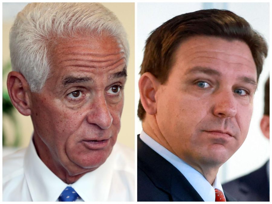 Democrat+Charlie+Crist+and+Republican+Gov.+Ron+DeSantis+both+campaigned+for+votes+in+Broward+in+the+past+week.+Crist+was+at+Kings+Point+in+Tamarac+and+DeSantis+was+at+a+Broward+Republican+dinner+in+Weston.+