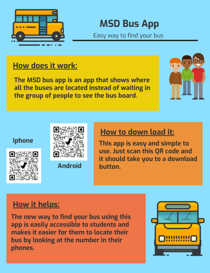 Students will have an easier and new way to locate buses by using a new app.