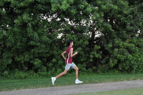 Senior Tevye Singh runs during the cross country regionals on Oct. 28. Singh placed 74th with a time of 19:28.8.