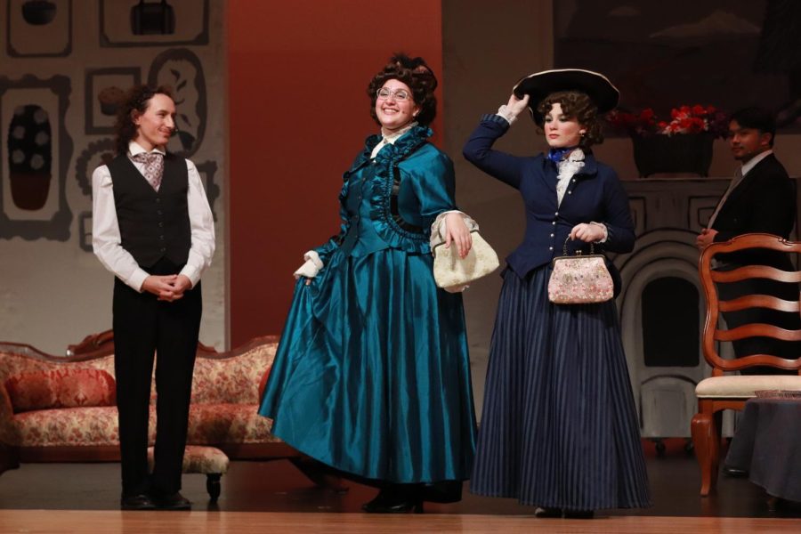Mother Knows Best. Lady Bracknell played by Pearl Mass shows up to express her disapproval of her daughter and Jack Worthing’s engagement. It is later revealed that Worthing is Bracknell’s nephew and is an acceptable match for Gwendolen Fairfax.