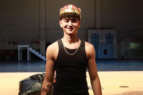 Senior Charles Dellaira competed in the Mr. Douglas competition last year as a junior and again this year as a senior. He won the crown after receiving the most votes from the judges and audience.