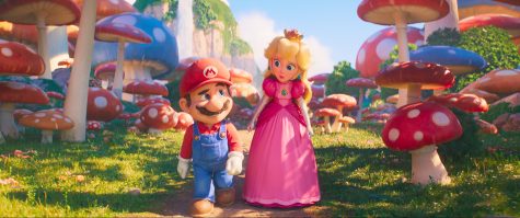 Mario (voiced by Chris Pratt), left, and Princess Peach (voiced by Anya Taylor-Joy) in The Super Mario Bros. Movie. Photo permission from (Nintendo, Illumination Entertainment and Universal Pictures/TNS
