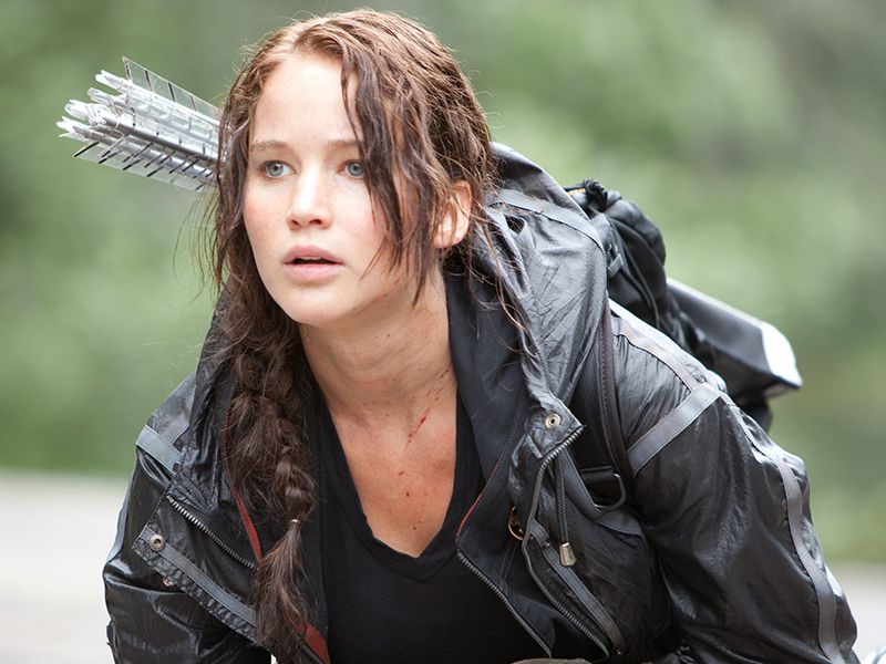 Jennifer+Lawrence+in+The+Hunger+Games.+The+first+movie+in+the+trilogy.+Photo+permission+from+Lionsgate%2FTNS