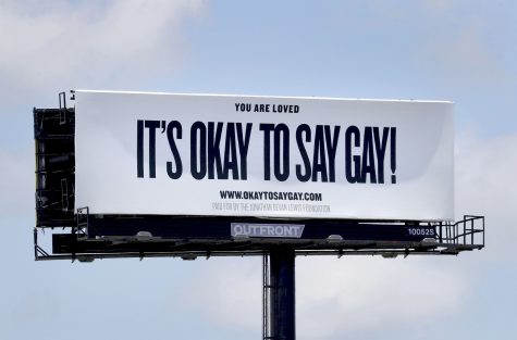 A billboard along Interstate 95 in Hollywood, Florida, on May 26, 2022, was part of an 80-billboard campaign to combat Floridas Parental Rights in Education law, labeled dont say gay by critics. Photo courtesy of Mike Stocker/South Florida Sun Sentinel/TNS
