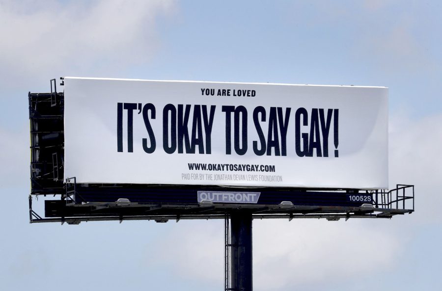 A billboard along Interstate 95 in Hollywood, Florida, on May 26, 2022, was part of an 80-billboard campaign to combat Florida's Parental Rights in Education law, labeled "don't say gay" by critics. Photo courtesy of Mike Stocker/South Florida Sun Sentinel/TNS