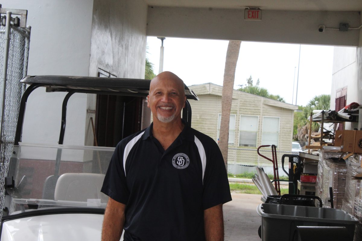 Raul+Bermudez%2C+winner+of+the+Non-Instructional+Staff+Member+of+the+Year+award%2C+helps+maintain+the+school+by+fixing+golf+carts+and+cleaning+up+trash.+Bermudez+has+been+working+at+MSD+for+10+years+after+switching+careers+from+the+printing+industry+to+being+a+custodian.