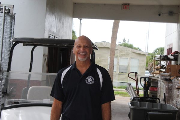 Raul Bermudez, winner of the Non-Instructional Staff Member of the Year award, helps maintain the school by fixing golf carts and cleaning up trash. Bermudez has been working at MSD for 10 years after switching careers from the printing industry to being a custodian.