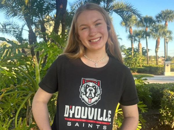 Senior Cameron Ulinski commits to DYouville University for volleyball. She has been a strong contributor towards the success of the MSD varsity volleyball team in the 2022 and 2023 season. Photo permission from Tracy Ulinski.
