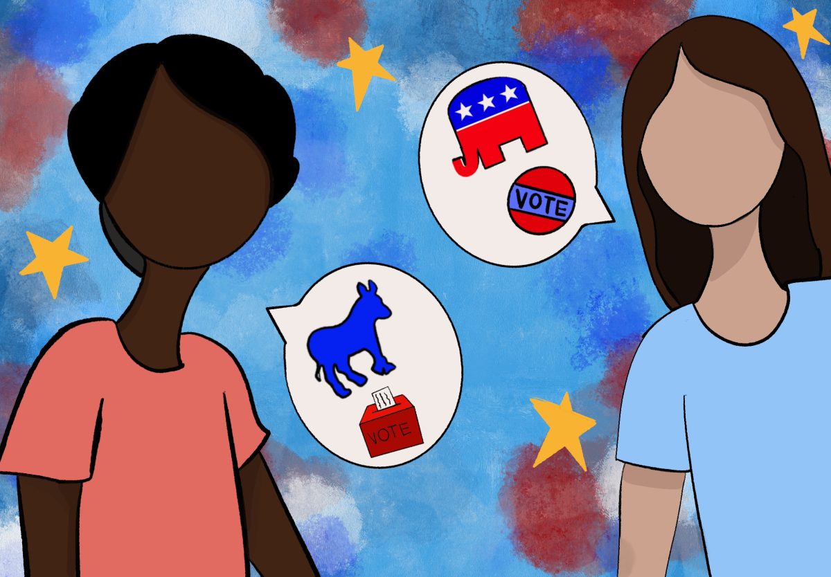 Although political discussions tend to be discouraged in public spaces, they are crucial to staying informed and exchanging views on relevant issues. MSD students have differing opinions on teenagers' participation in political conversations.