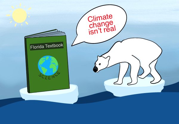 Censoring climate change in Florida's textbooks breeds ignorance surrounding the issue. Climate change needs to be taught in schools so students are aware of the consequences climate changes poses towards the environment, as this is the planet they will be inheriting in the future.