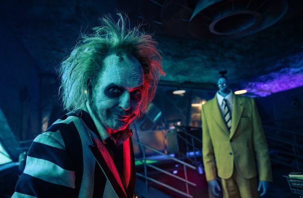 Michael Keaton in a scene from “Beetlejuice Beetlejuice.” Photo permission from Parisa Taghizadeh/Warner Bros/TNS.