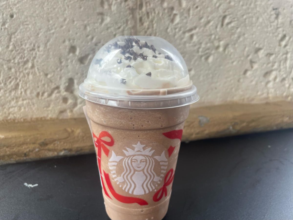Happy Holidays. The new Peppermint Mocha Frappuccino is released by Starbucks as a part of their new holiday menu. The menu was released on November 6. 