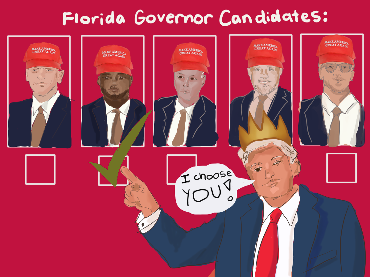 Republicans are consistently relying on nominations from Trump instead of policies. The upcoming gubernatorial election is predicted to elect the Trump-nominated candidate.