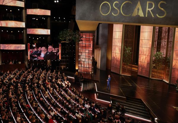 Host Conan O'Brien speaks onstage during the 98th Academy Awards at the Dolby Theatre on March 15, 2026, in Los Angeles. Photo permission from Kevin Winter/Getty Images/TNS.